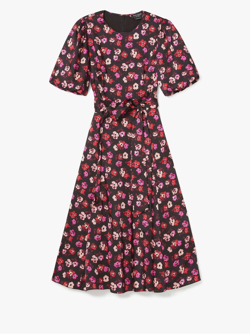 Kate Spade New York Fall Poppies Floral Matinee Belted Dress size 6 NWOT